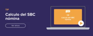 Ver ahora tip cálculo del SBC nomina