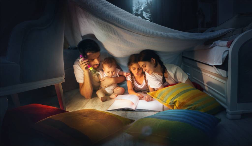 Vacaciones en casa - Acampar en la casa