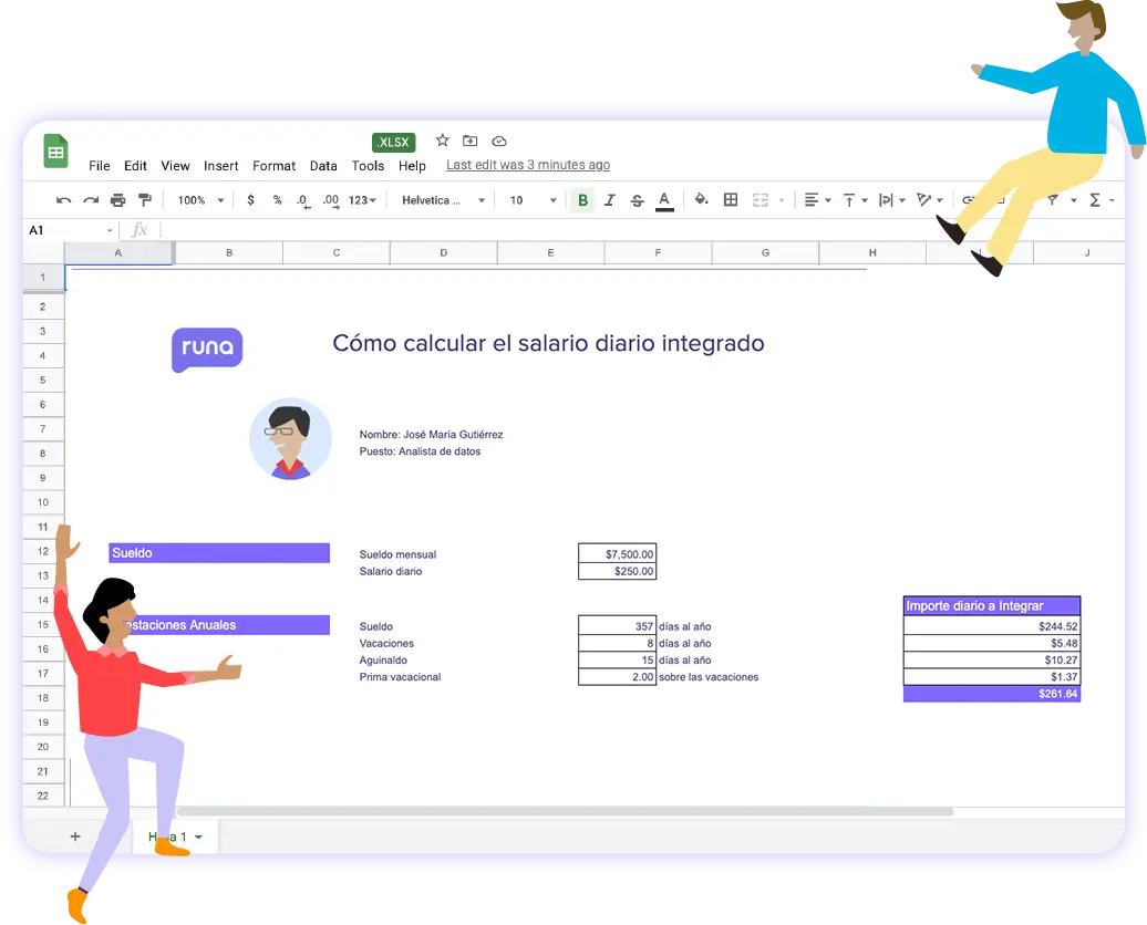 Calculadora de SDI (Salario Diario Integrado) - Runa