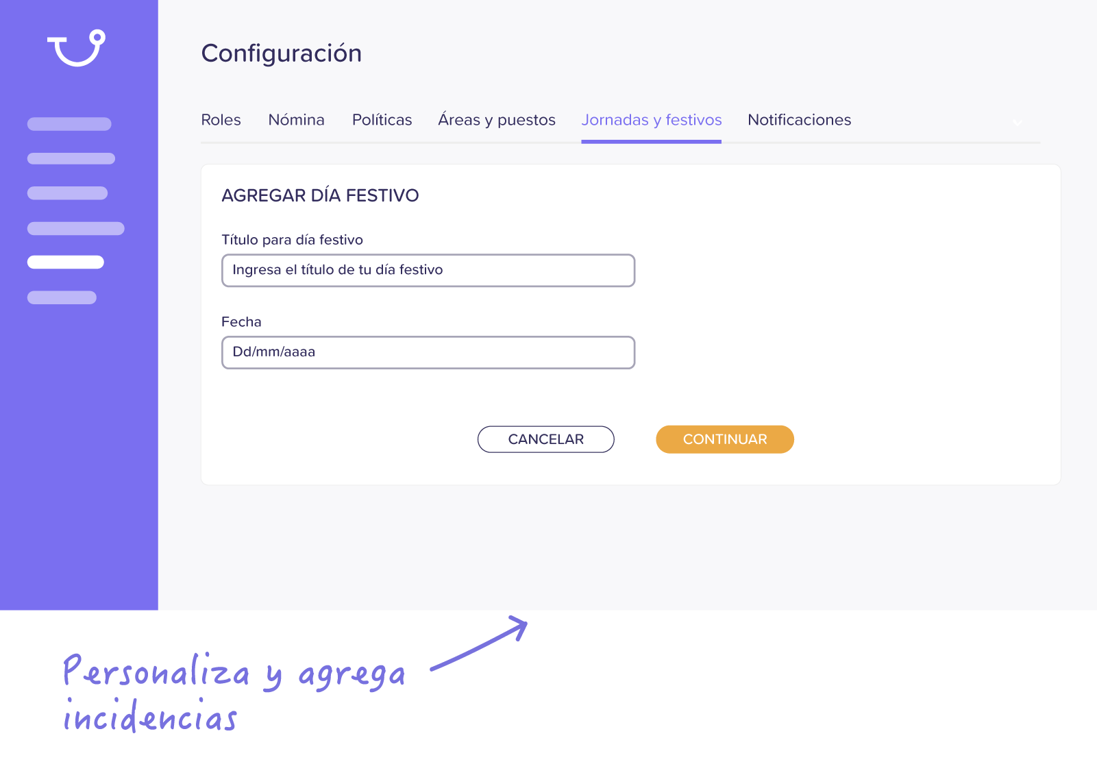 Incidencias-personaliza
