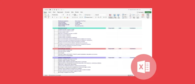 Thumbnail checklist offboarding