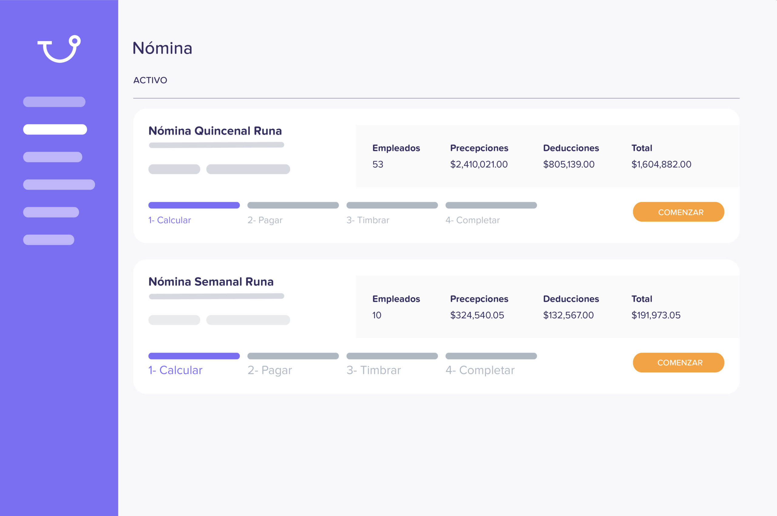 Nómina confiable y flexible