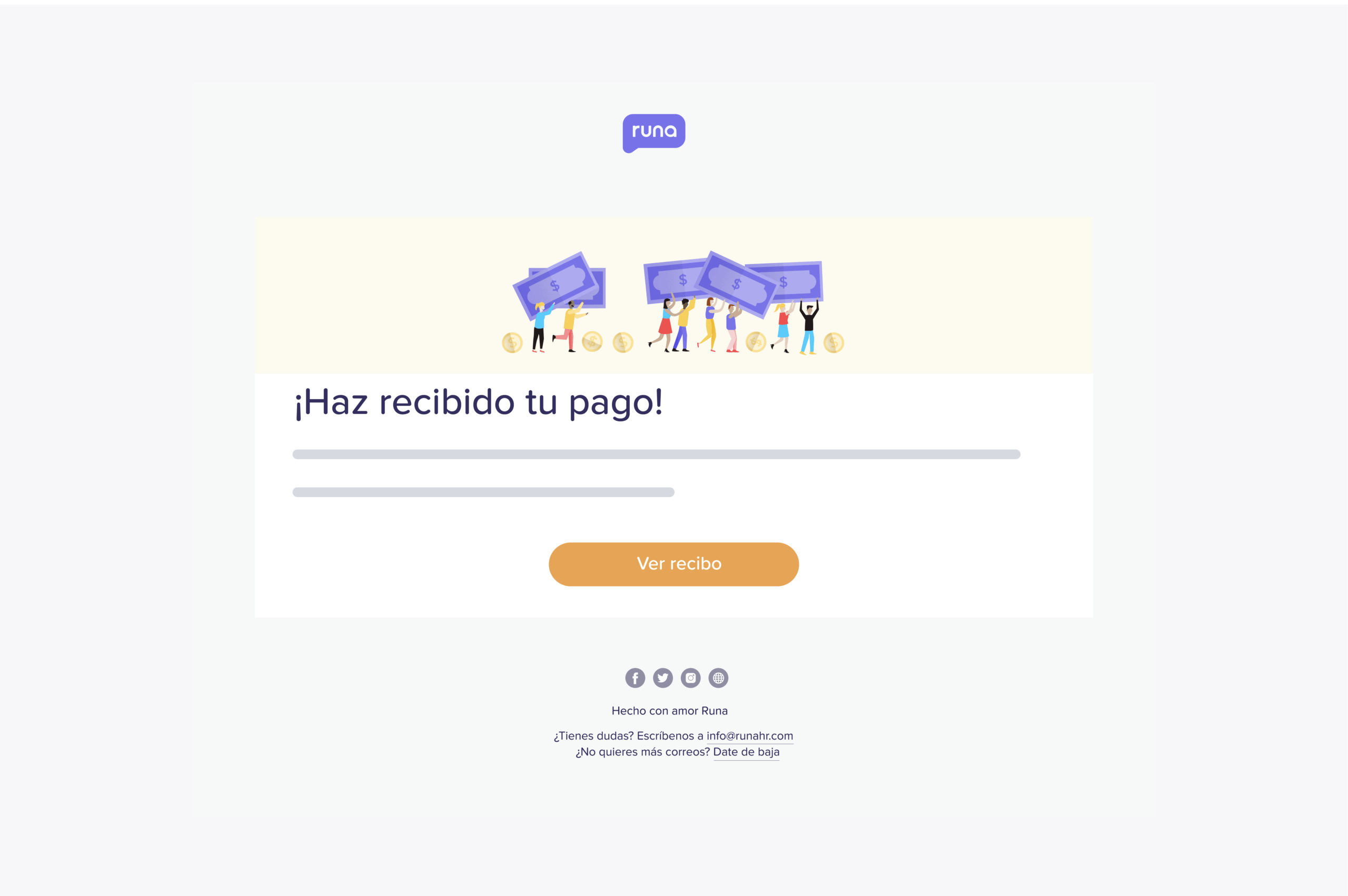Dispersión y recibos en automático
