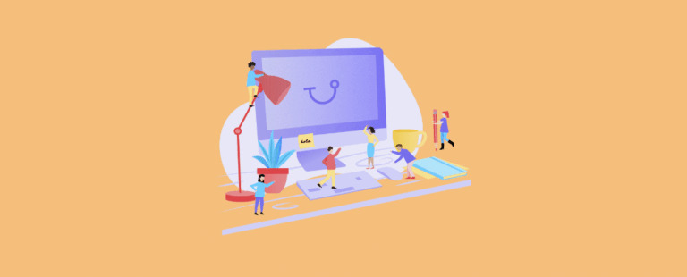personas trabajando en una computadora