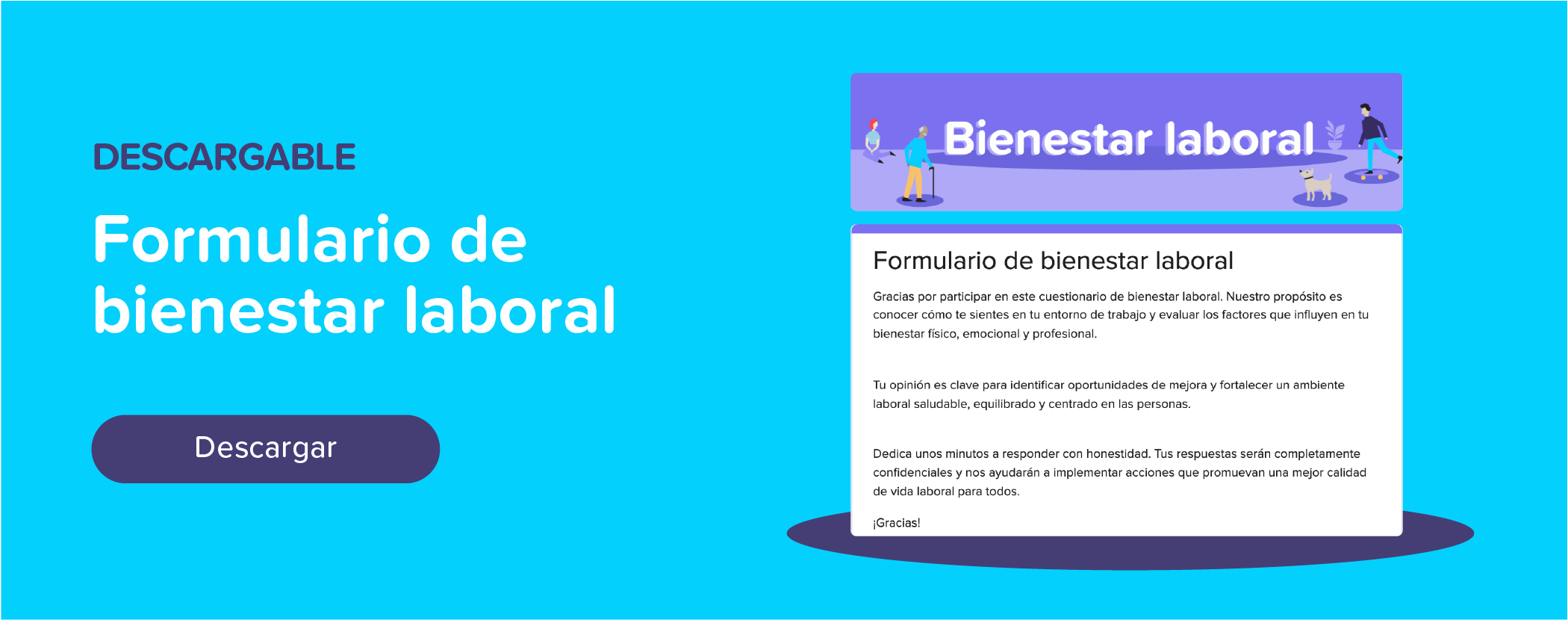Descargar formulario de bienestar laboral