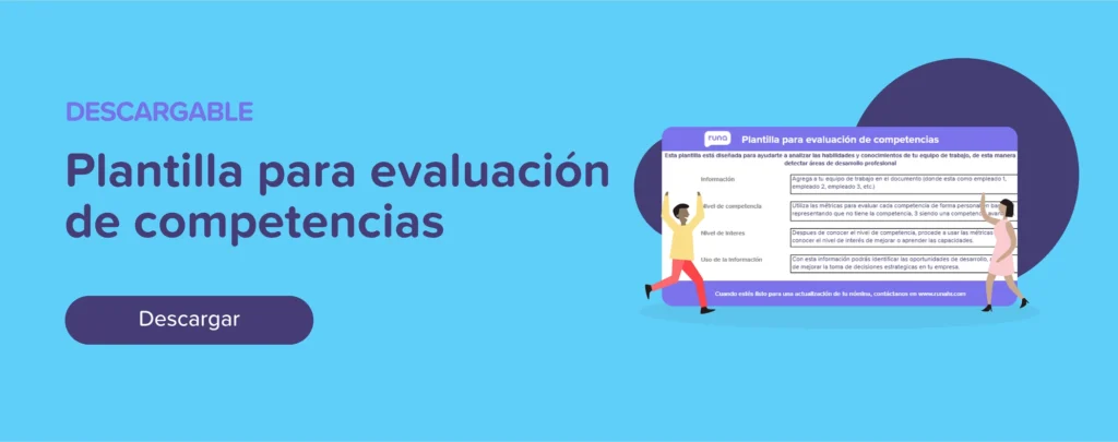 Descargar plantilla para evaluación de competencias