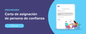 Descargar Carta de asignación de persona de confianza