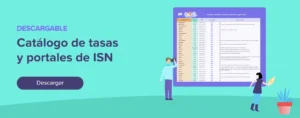Descargar Catalogo de tasas y portales de ISN