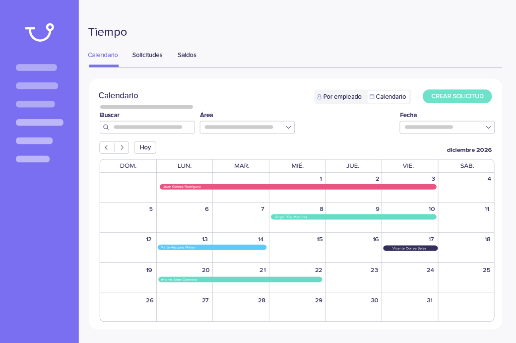 Visualizar el calendario