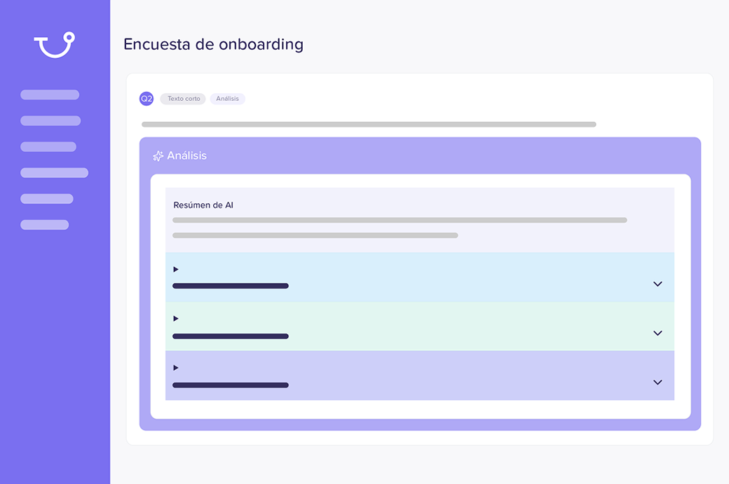 Interpretación de encuestas con IA