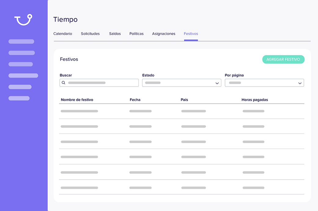 Activar festivos requeridos por ley