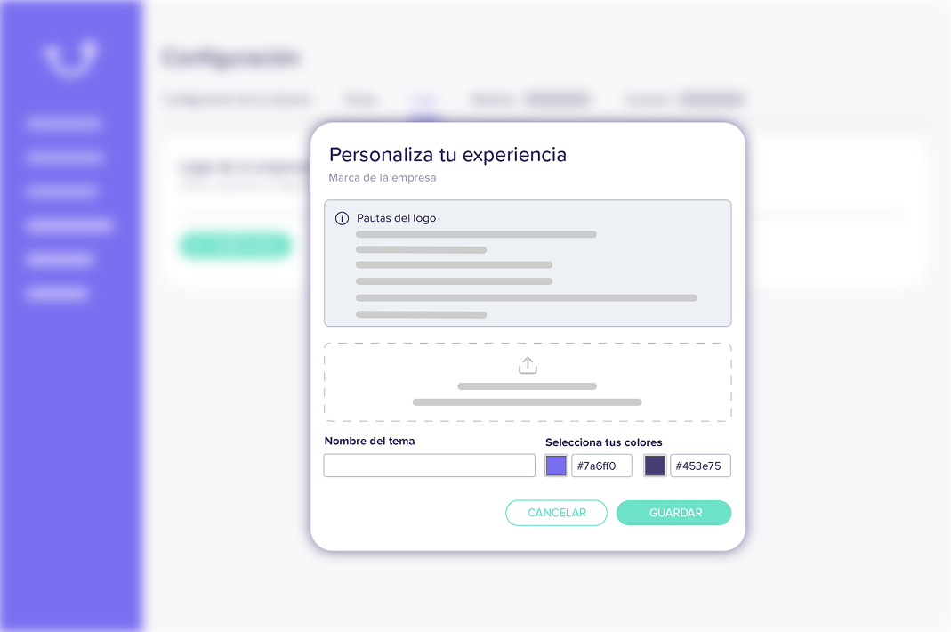 Personalización de colores