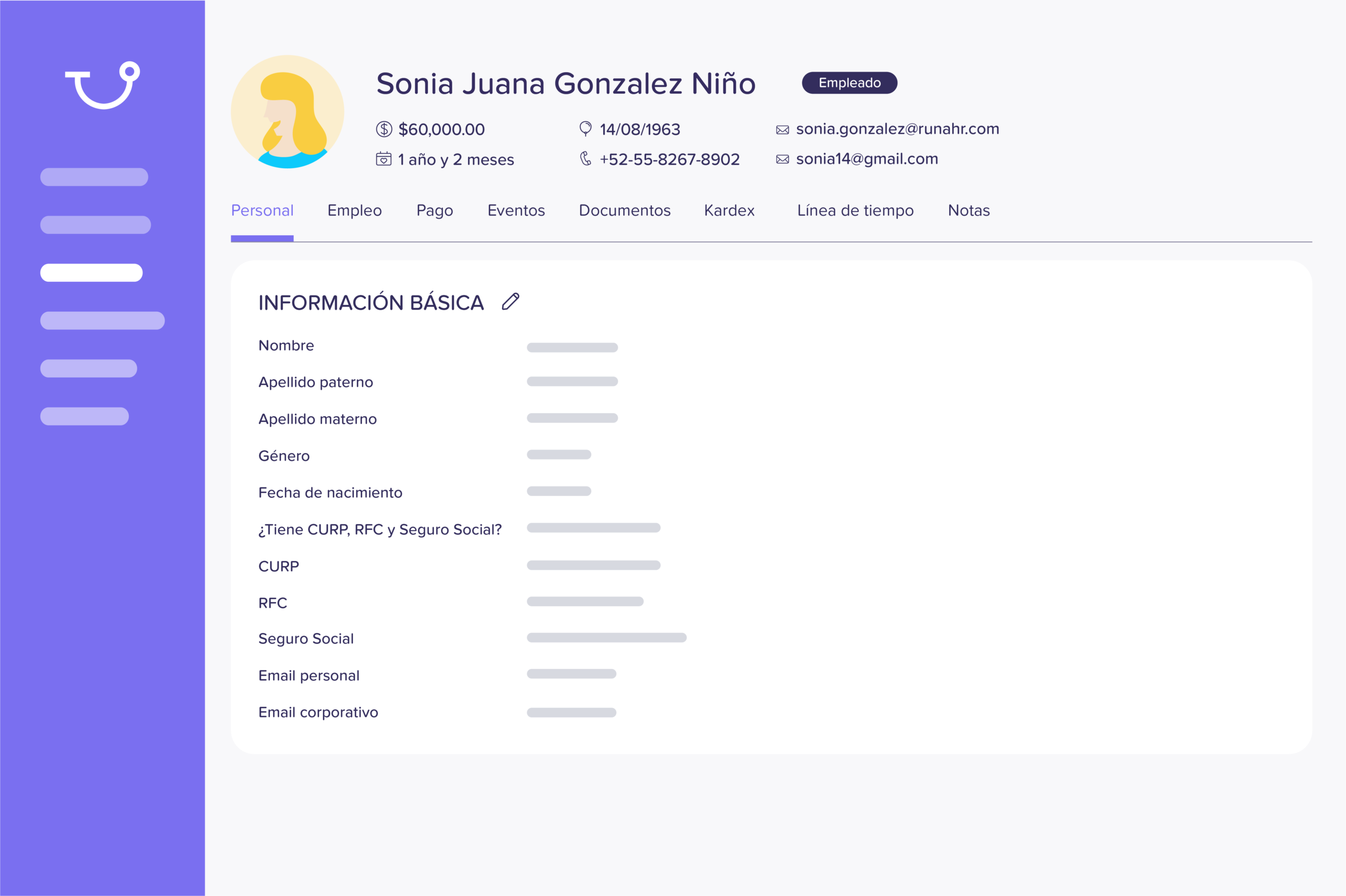 Perfiles de empleados con información a tu alcance