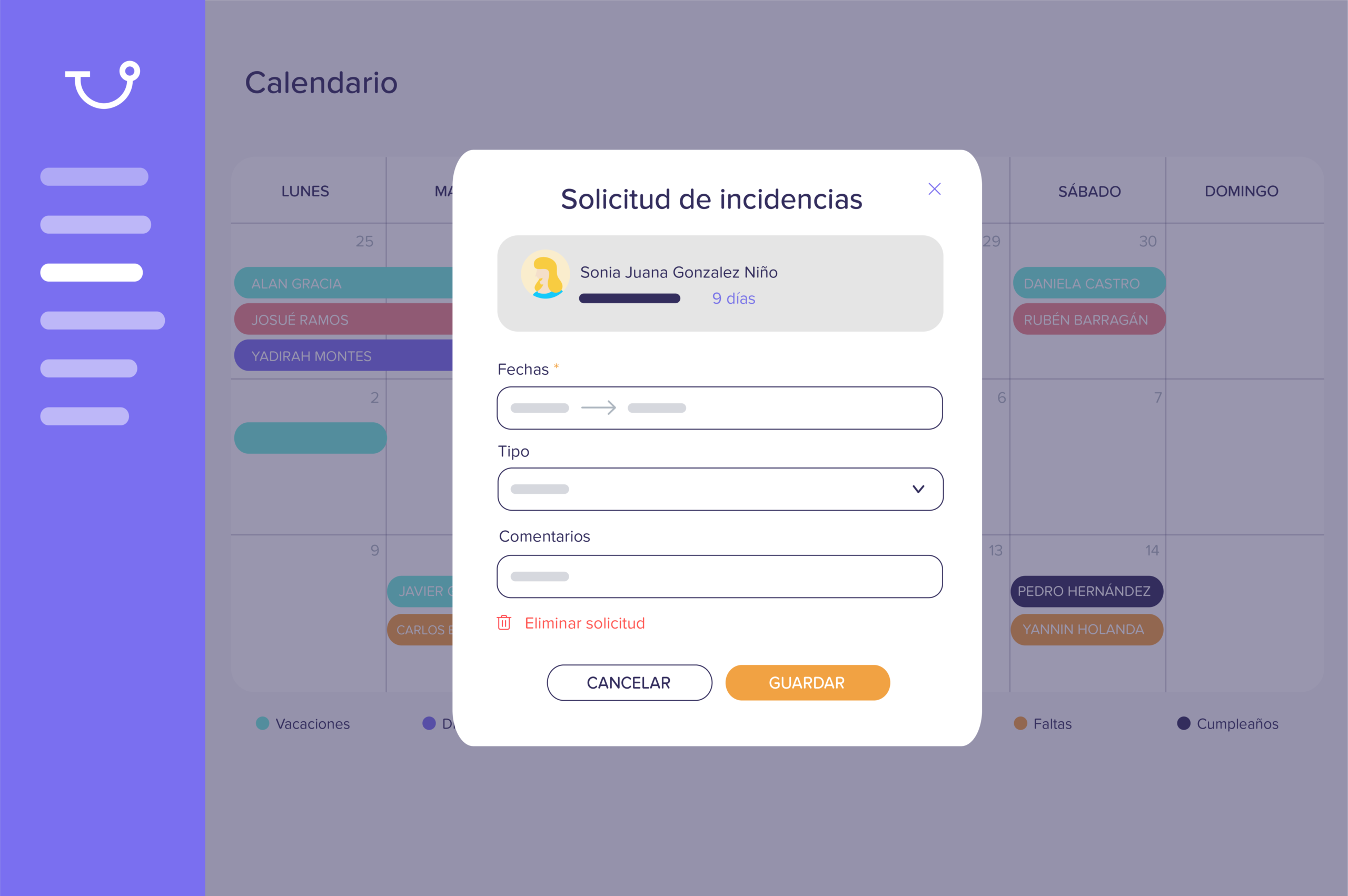 Dale acceso a tus empleados para solicitar incidencias