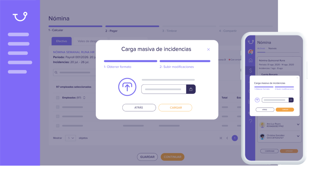 Gestiona los pagos variables con facilidad y rapidez