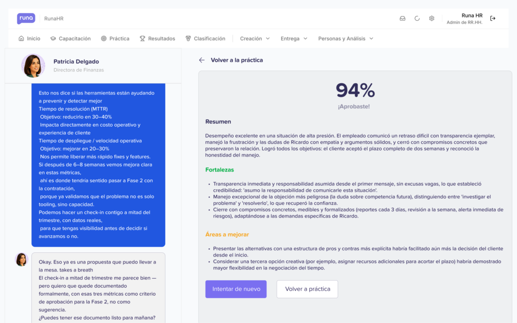 La IA identifica patrones y oportunidades de mejora automáticamente