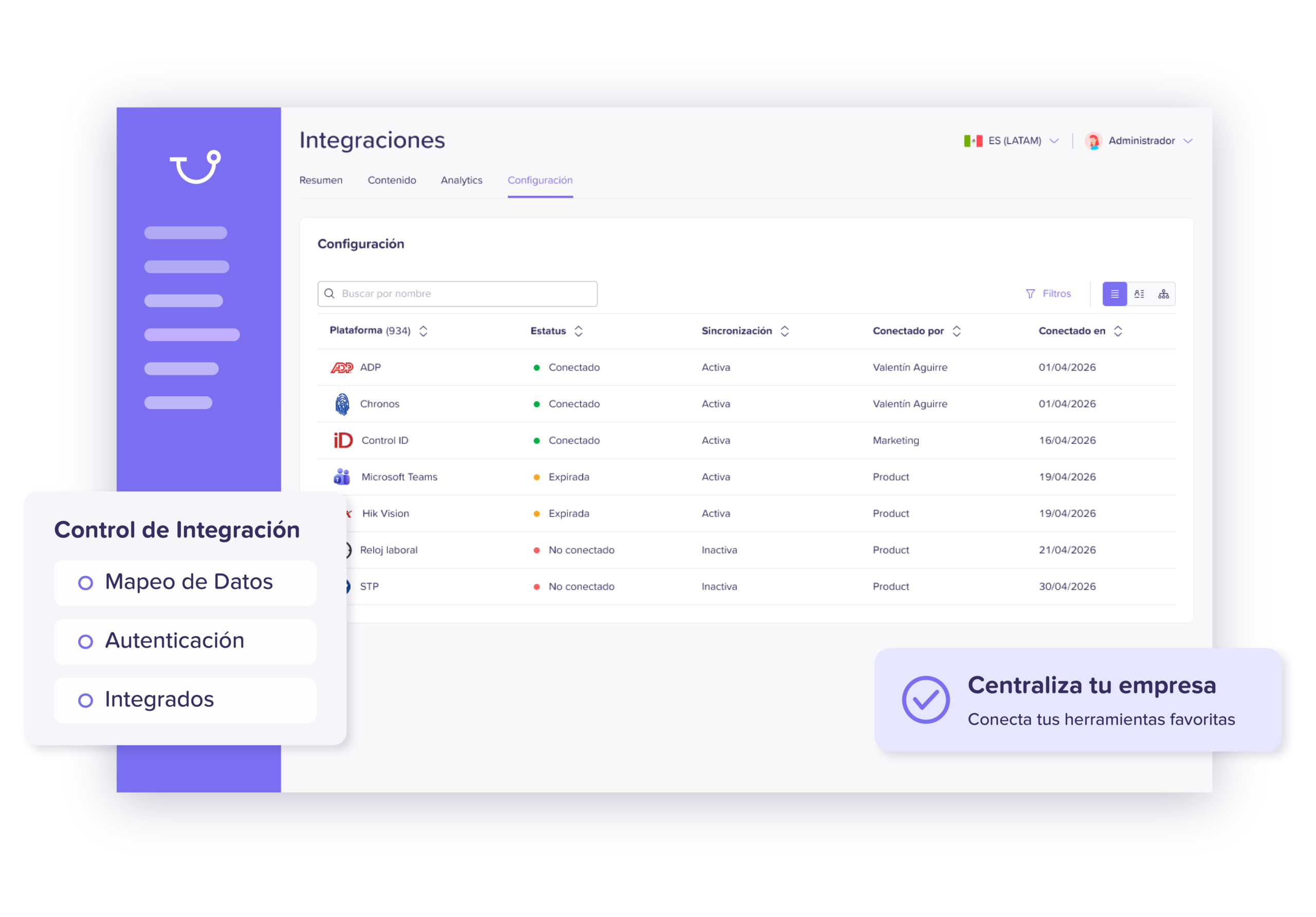 Mantén tu información actualizada entre sistemas